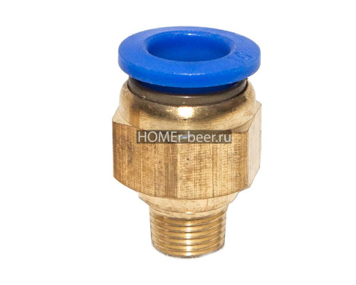 Фитинг цанговый 10 мм - 1/8 НР