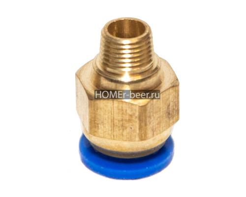 Фитинг цанговый 10 мм - 1/8 НР