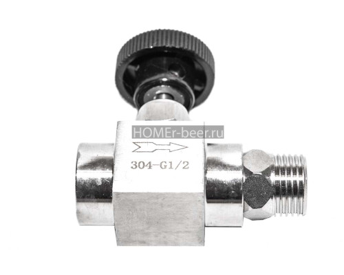Игольчатый кран 1/2 мама-папа