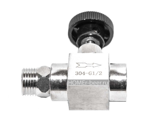 Игольчатый кран 1/2 мама-папа