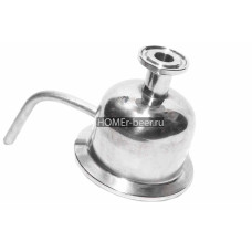 Носик для холодильника кламп 2 дюйма с ТСА и выходом 0.5 под попугай или доохладитель