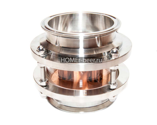 Диоптр 4 дюйма с тарелкой медной