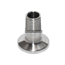 Переходник с резьбы на кламп 0.5" (1/4 наружная)