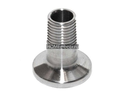 Переходник кламп 0.5 резьба 1/4 НР