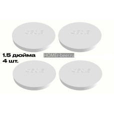 Пластиковая заглушка на кламп 1,5 дюйма (4 шт.)