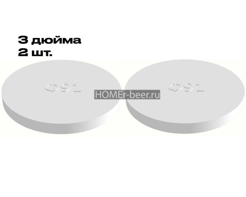 Пластиковая заглушка на кламп 3 дюйма (2 шт.)