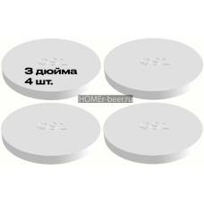 Пластиковая заглушка на кламп 3 дюйма (4 шт.)