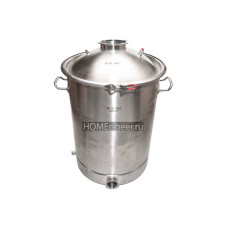 Перегонный куб SUS 304 70 литров (40x55) с купольной крышкой кламп 4 дюйма