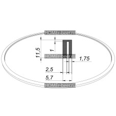 Силиконовая прокладка для самогонного аппарата на куб Люкссталь 20 литров