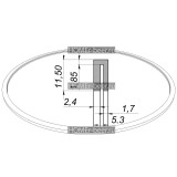 Силиконовая прокладка для самогонного аппарата на куб Люкссталь 50 литров