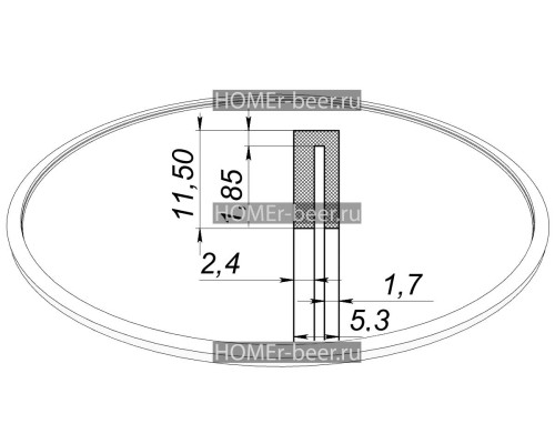 Прокладка самогонного аппарата 40 литров