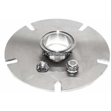 Фланец для перегонного куба 5 шпилек 1.5 дюйма универсальный 3 мм