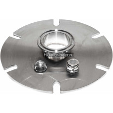 Фланец для перегонного куба 6 шпилек 1.5 дюйма универсальный 3 мм